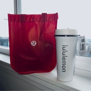 NWT Lululemon White Tumbler